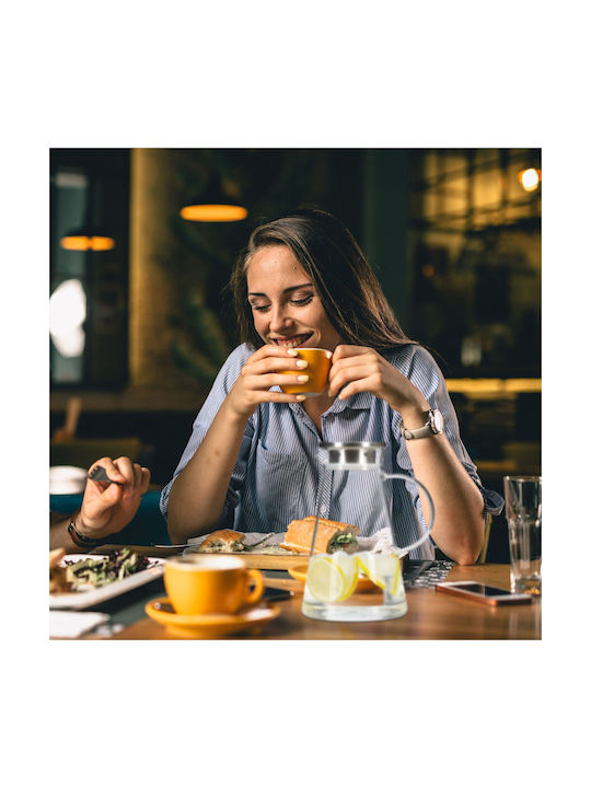 Relaxdays Carafă De Servire Din Sticlă 1800ml