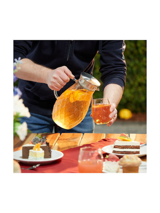 Relaxdays Relaxdays Glas Kanne Servieren 2000ml