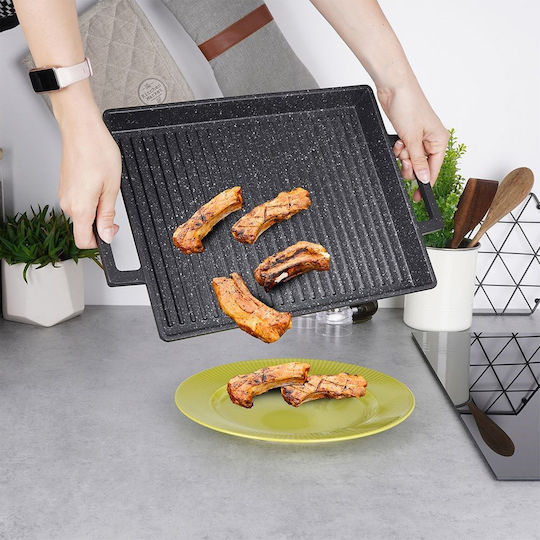 Granite Grilling Plate Grande 43x26 Cm