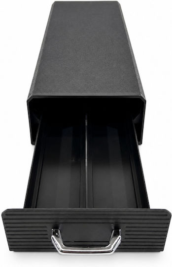 Organizator Sertar Pentru Capsule Cafea Compatibil K-cup Nespresso 32 X 12.5 X 6 Cm Negru