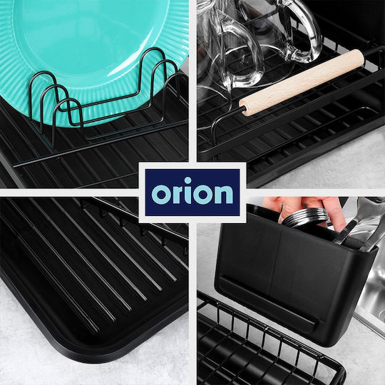Orion Scurgător De Chiuvetă Metalic Negru 43x23.5x9.5cm