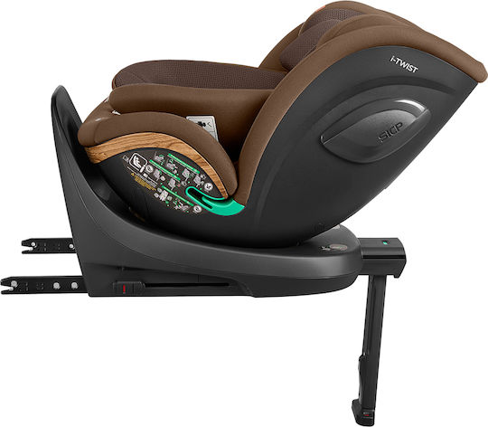 Kikka Boo I-Twist Car Seat i-Size with Isofix Coffee