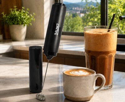 Bruno Hand Battery Coffee Frother Black