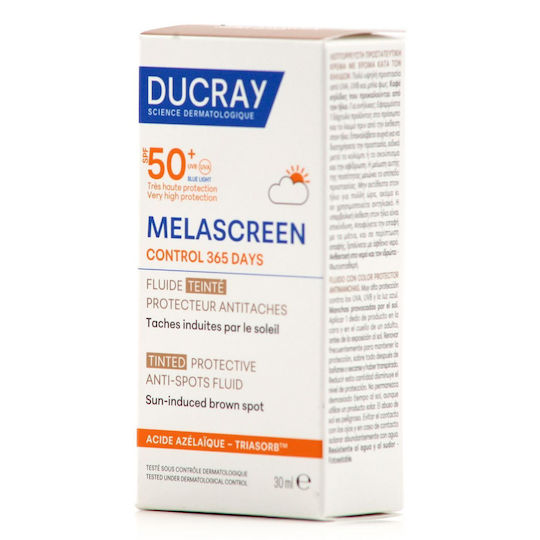 Ducray Melascreen Loțiune de Față Waterproof cu Protecție Solară SPF50+ cu Pigment 30ml