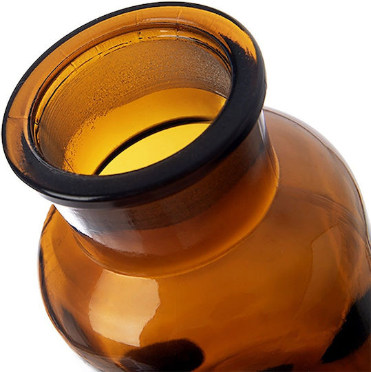 Orion Μπουκάλι Νερού Γυάλινο με Φελλό Καφέ 250ml