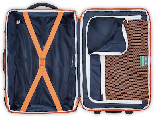 Delsey Σακ Βουαγιάζ Πλάτης Μπλε Υφασμάτινο Μ35xΠ25xΥ55εκ.