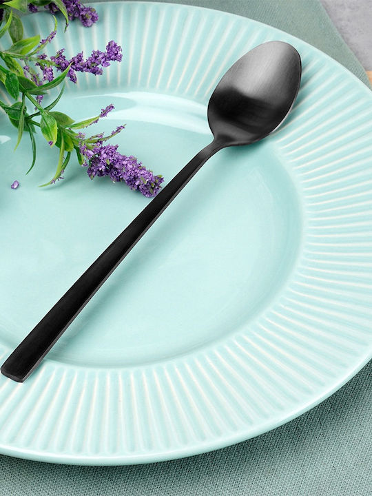 Excellent Houseware Καφέ/Τσαγιού Ανοξείδωτα Μαύρα 4τμχ