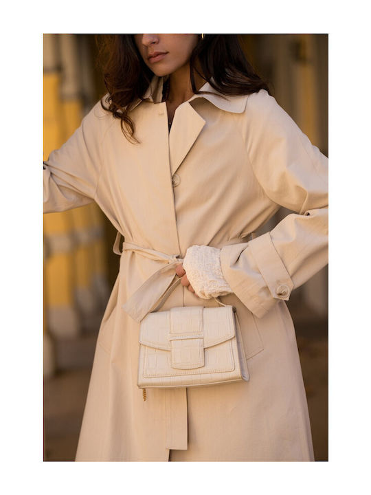 Women's Beige Gabardine