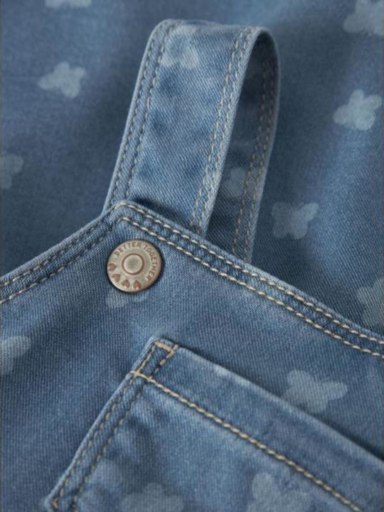 Kinderkleid Denim Set mit Zubehör Light Denim