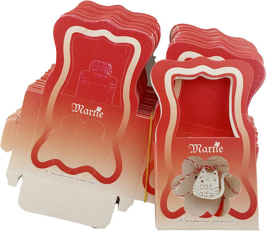 Packaging Martisoare Bracelet Flippy Set 200 Pieces Brooch Boxes Purse Model Red