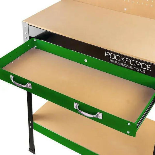 Rockforce Banc de Lucru pentru Unelte 80 Cm Sertar 100kg Panou Spate