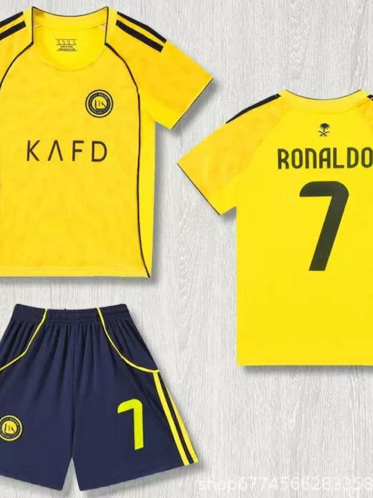 King Мъжки Комплект Футбол Ronaldo 2026 Alnassr Home