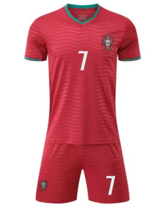 King Ανδρικό Σετ Ποδοσφαίρου Ronaldo Mundial 2026 Εθνικής Πορτογαλίας Home