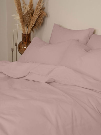Sunshine Cotton Feelings 115 Single Bed Sheets Set with Rubber Hugger 105x205+30cm Rotten Apple 3 Pieces