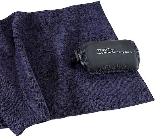 Cocoon Microfiber Face Towel 220gr/m² Blue 120x60cm