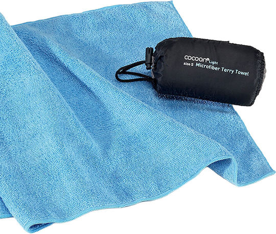 Cocoon Microfiber Face Towel 140gr/m² Light Blue 90x50cm