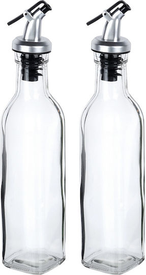 Vilde Vilde Öl- und Essigspender-Set Glas mit Fluss 250ml