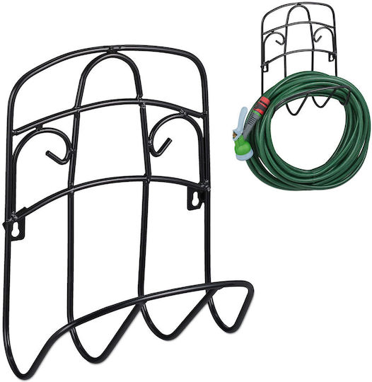 Relaxdays Black Hose Holder