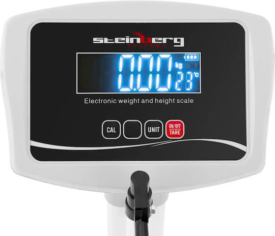 Steinberg Systems Electronic Platform Scale with Column with Weighing Capacity 200kg