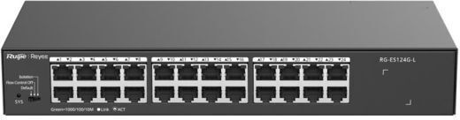 Ruijie Reyee Unmanaged L2 Switch με 24 Θύρες Gigabit (1Gbps) Ethernet