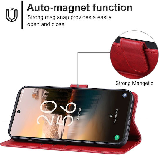 Tcl 40 Nxtpaper 4g Θήκη Βιβλίο Κόκκινο Phone Case Red