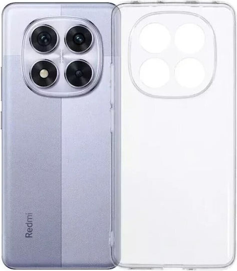 Forcell Задна корица Силикон / Закалено стъкло Прозрачен (Redmi Note 14 Pro 5G / Poco X7)
