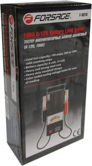 Forsage Mobile Analog Battery Tester 6v 12v