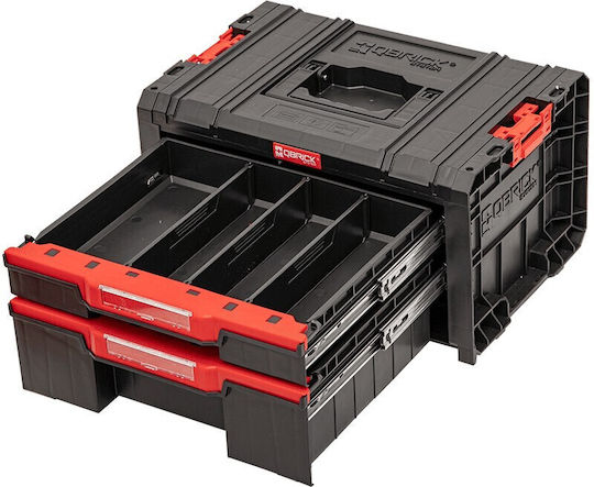 Qbrick Pro Εργαλειοθήκη Χειρός Πλαστική 2τμχ