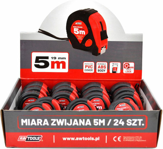 AWTools Tape Measure 25mm x 7.5m