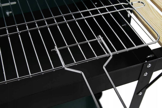 Master Grill & Party Ανοξείδωτη Φορητή Ψησταριά Κάρβουνου 53x27εκ.
