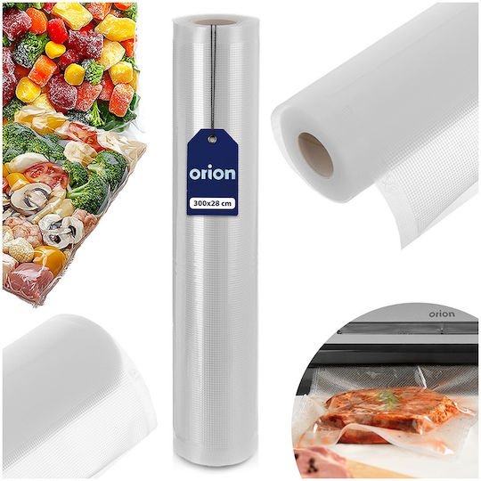 Orion Glatte Vakuumierbeutel für Geräte 3000x280mm 1 Rolle