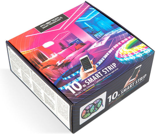 Alista Home Smart Bandă LED Wi-Fi 220V RGB Lumină 2x5m Tip SMD5050 cu Telecomandă