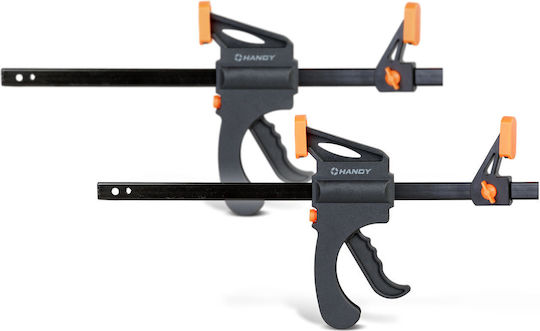 Set 2 Parallel Hair Clips One Hand 300 Mm Clamping Releasing Function