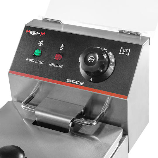 Mega-M Ηλεκτρική Φριτέζα 3kW Χωρητικότητας 6lt 18.5x24x10cm