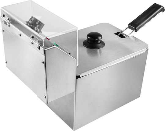 Mega-M Friteuză Electrică 2kW Capacitate 4l 13.5x21x12cm