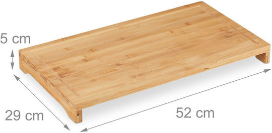 Relaxdays Serving Platters Wooden 29cm 2 Pieces