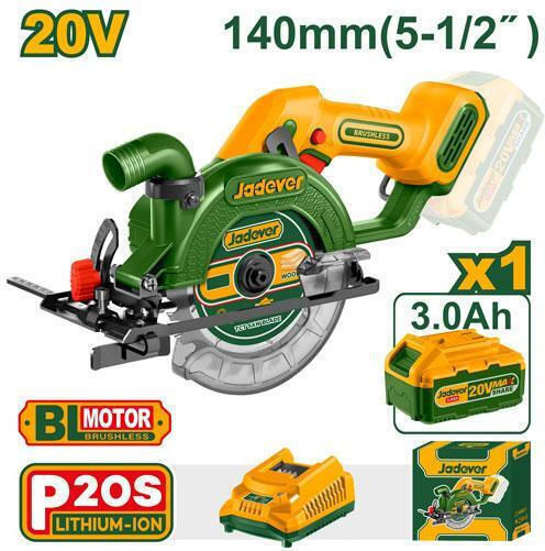 JDLWP5631 Δισκοπρίονο Brushless 20V