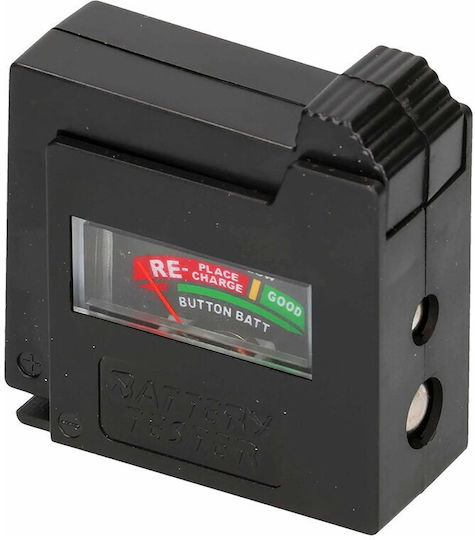 Goobay 54020 Analoge Batterietester mit Hebel zur Einstellung der Batteriegröße