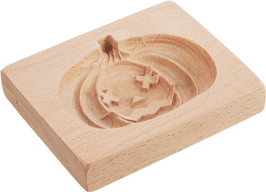 Wooden Halloween Pumpkin Cookie Cutter 10x8 Cm