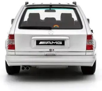 Model Mașină Mercedes-Benz AMG 70te Argintiu Strălucitor 1996 Scara 1:18 Otto Models Ot1224