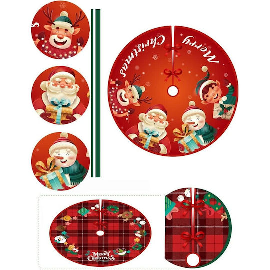 Stoff Weihnachtsbaumständer & Röcke Φ90cm