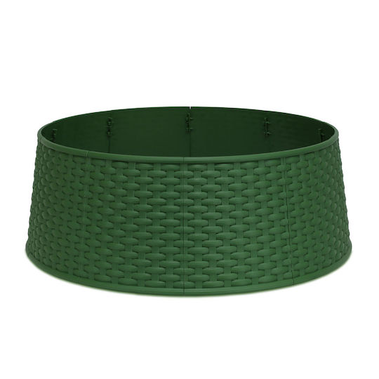 Plastic Green Christmas Tree Stand M23xH65cm