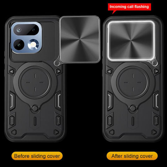 Techsuit Camguard Handyhülle Rückseite Schwarz (Realme 16 Pro)