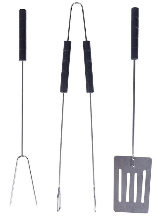 BBQ Collection Set 3 Unelte Pentru Grătar Cu Spatulă Pensete Și Furculiță