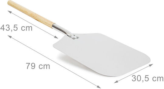 Relaxdays Aluminum Pizza Shovel 30.5x30.5cm