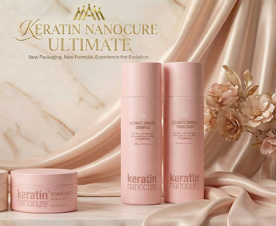 Keratin Nanocure Nanocure Σαμπουάν Αναδόμησης/Θρέψης & Ενυδάτωσης για Λιπαρά Μαλλιά 500ml