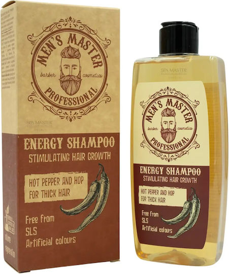 Rosa Impex Men's Master Energy Shampoos gegen Haarausfall für Alle Haartypen 260ml