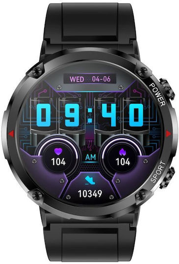 Smartwatch Gravity Men's Watch Smartwatch Gravity Gt21-2 Bk Og Bk