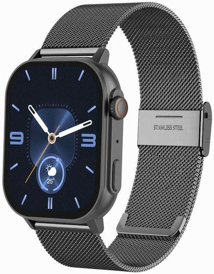 Gravity Gt15-4 Smartwatch Blue Silicone Strap + Bracelet