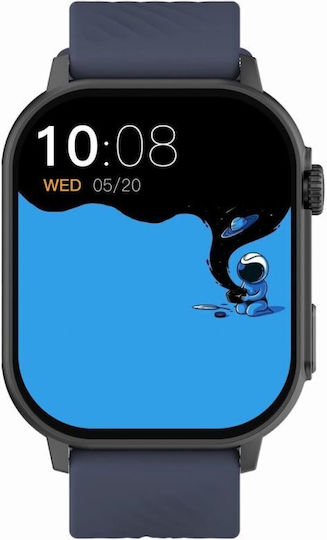 Gravity Gt15-4 Smartwatch Blue Silicone Strap + Bracelet